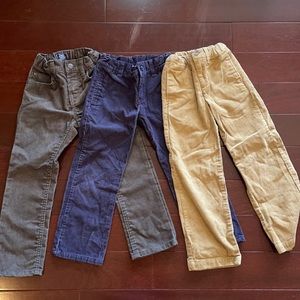 3 pair Boys corduroy pants